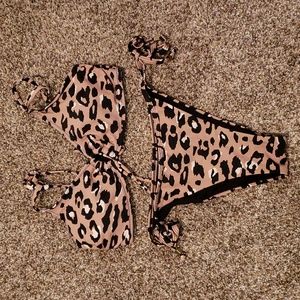 Mermaid Swimwear leopard print bikini